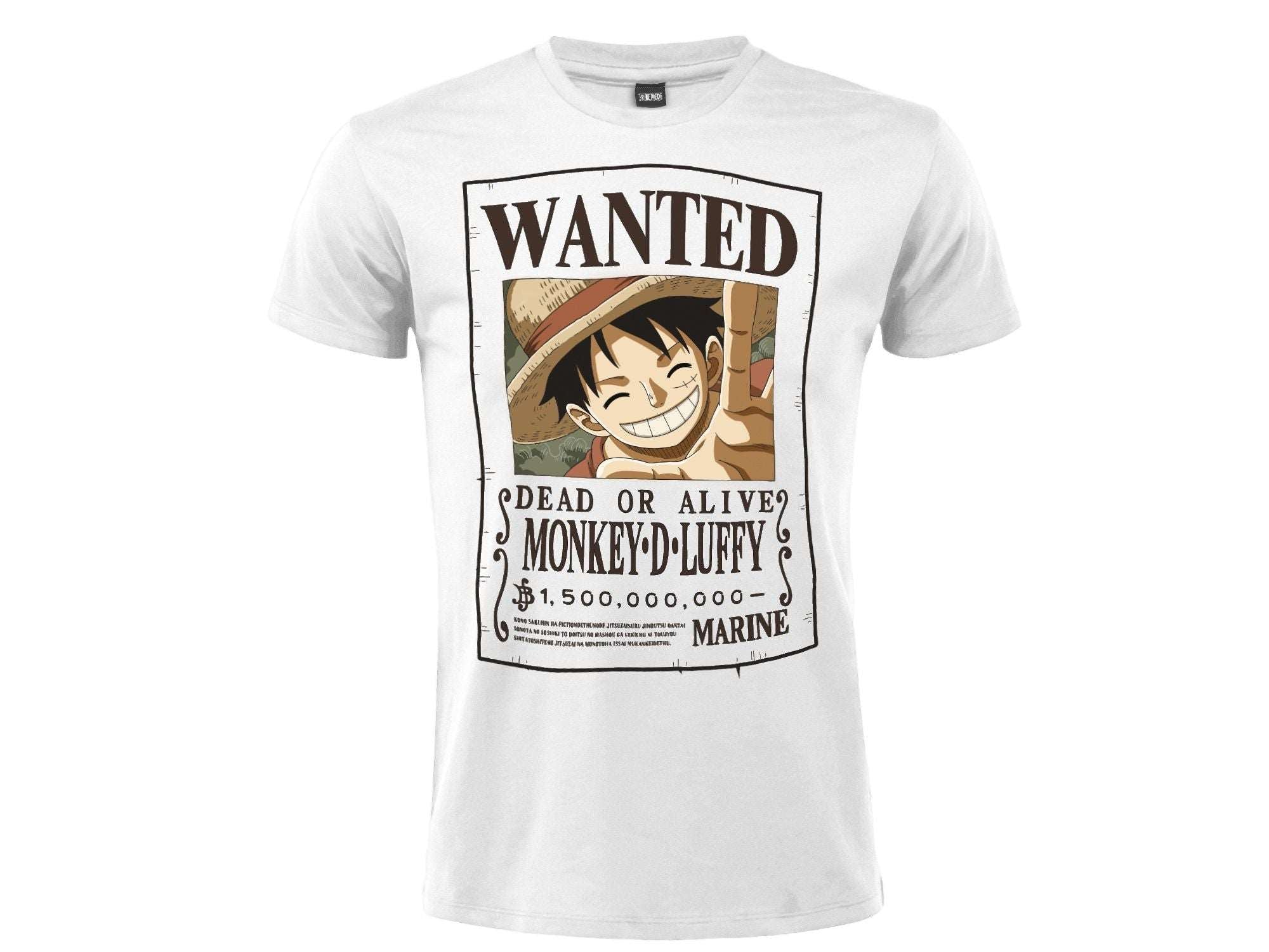 T-Shirt One Piece - Wanted - Solo € 19.99! Acquista ora su ALLAN&DAYLE 