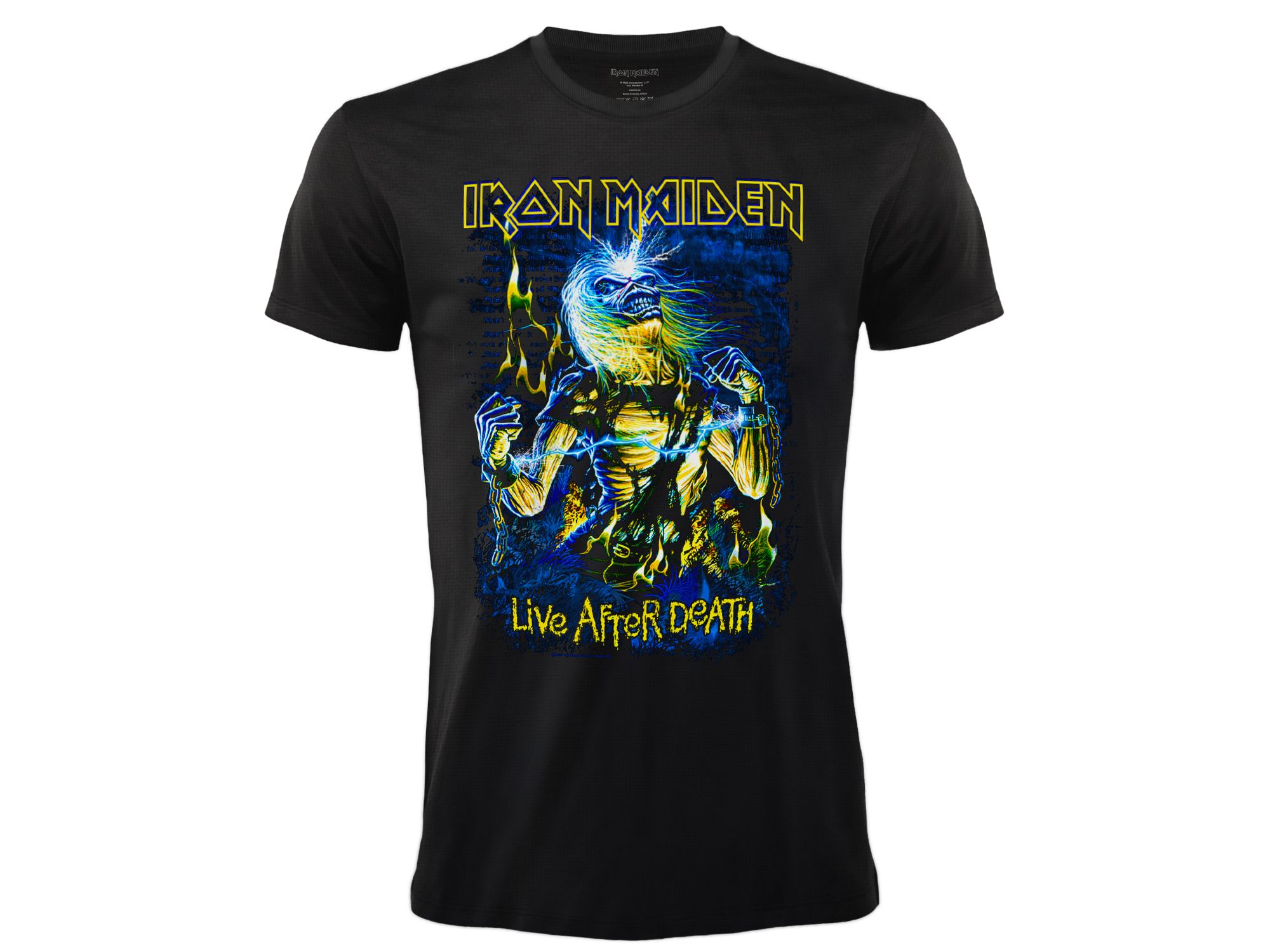 T-Shirt Music Iron Maiden - Live after death