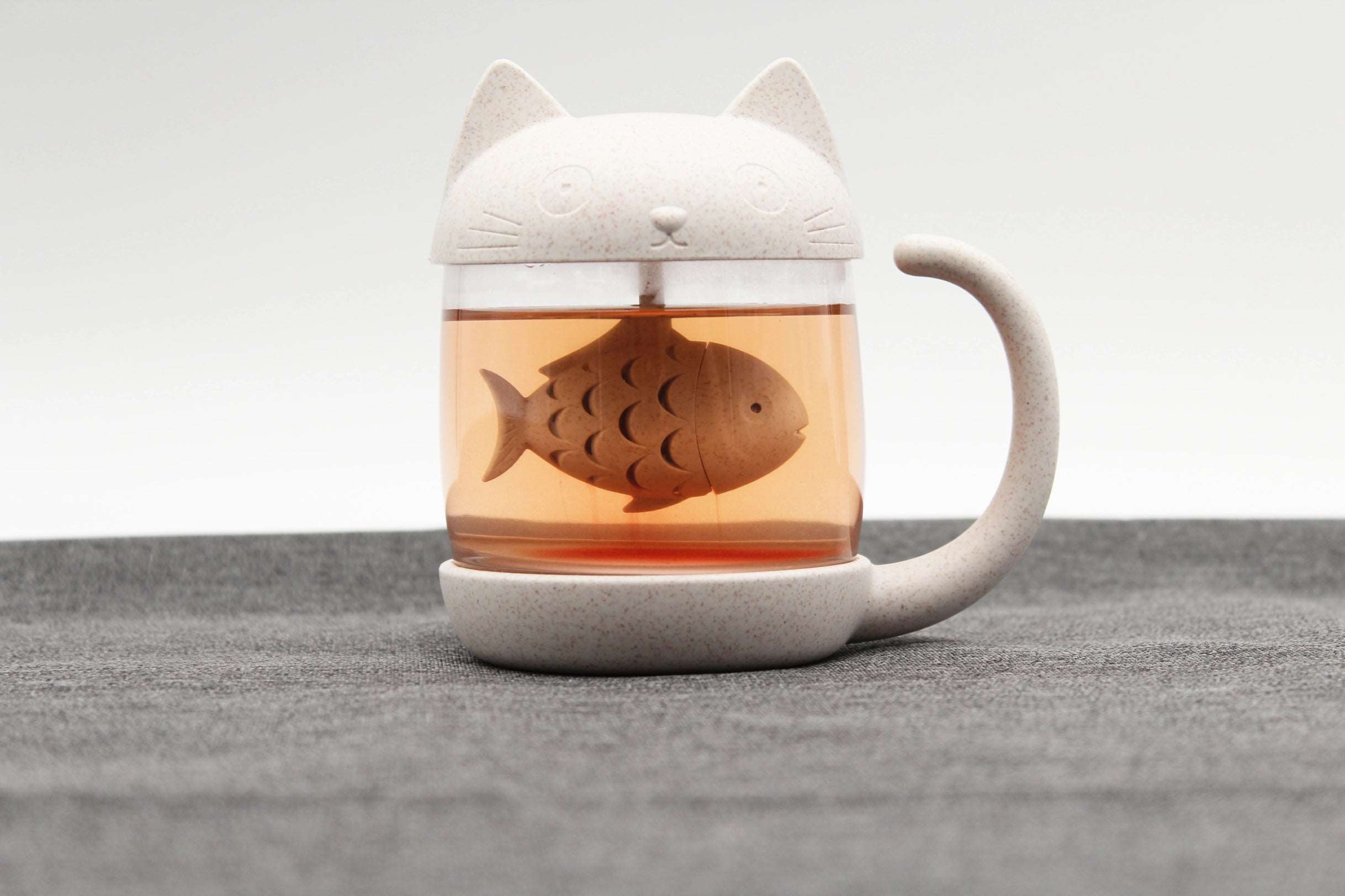 Infusore per tè a forma di gatto