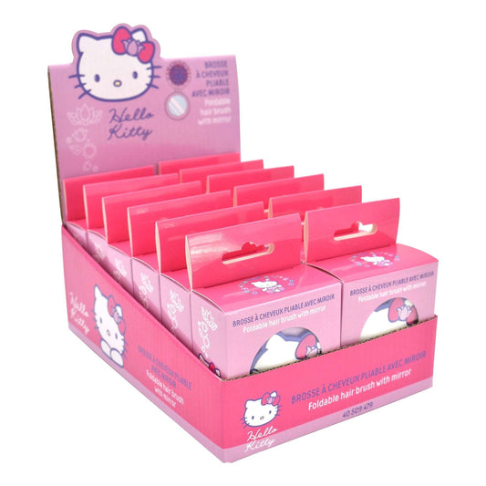 Spazzola per capelli e specchio pieghevoli Hello Kitty - Solo € 4.99! Acquista ora su ALLAN&DAYLE 