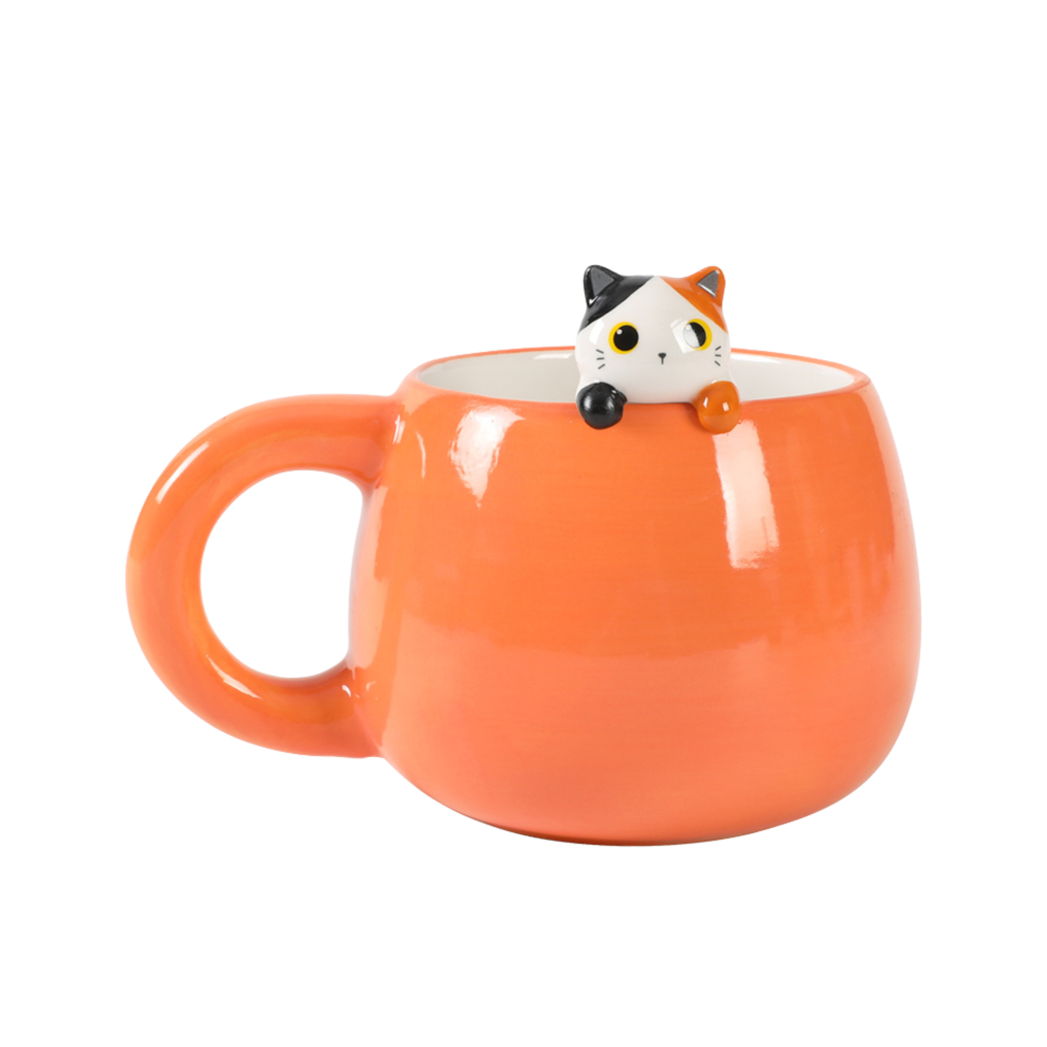 Tazza in Ceramica con charm Orange cat