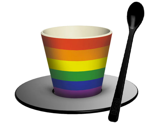 Set tazzina, piattino e cucchiaino in rpet LOVE is LOVE - Solo € 10.99! Acquista ora su ALLAN&DAYLE 