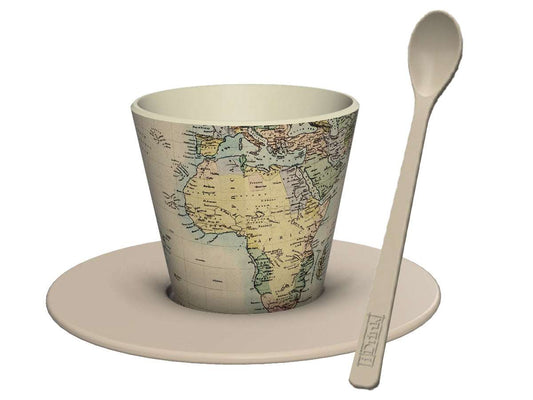Set tazzina, piattino e cucchiaino in rpet Old Map - Solo € 10.99! Acquista ora su ALLAN&DAYLE 