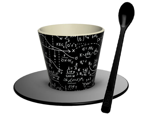 Set tazzina, piattino e cucchiaino in rpet Matematic - Solo € 10.99! Acquista ora su ALLAN&DAYLE 