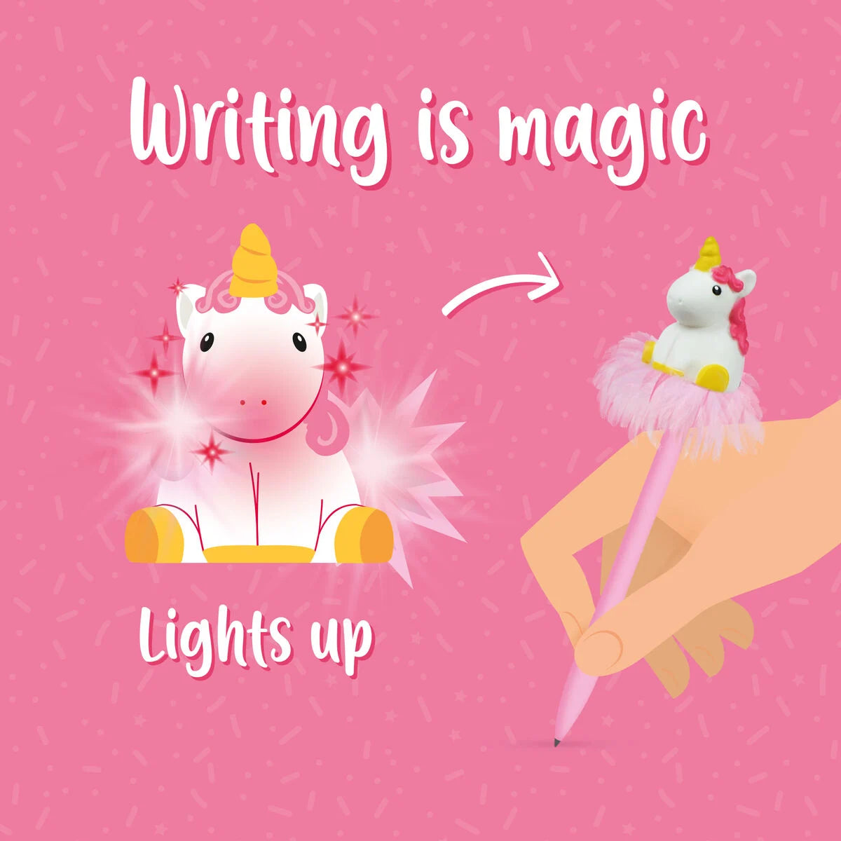 Penna a Sfera Luminosa - Unicorn