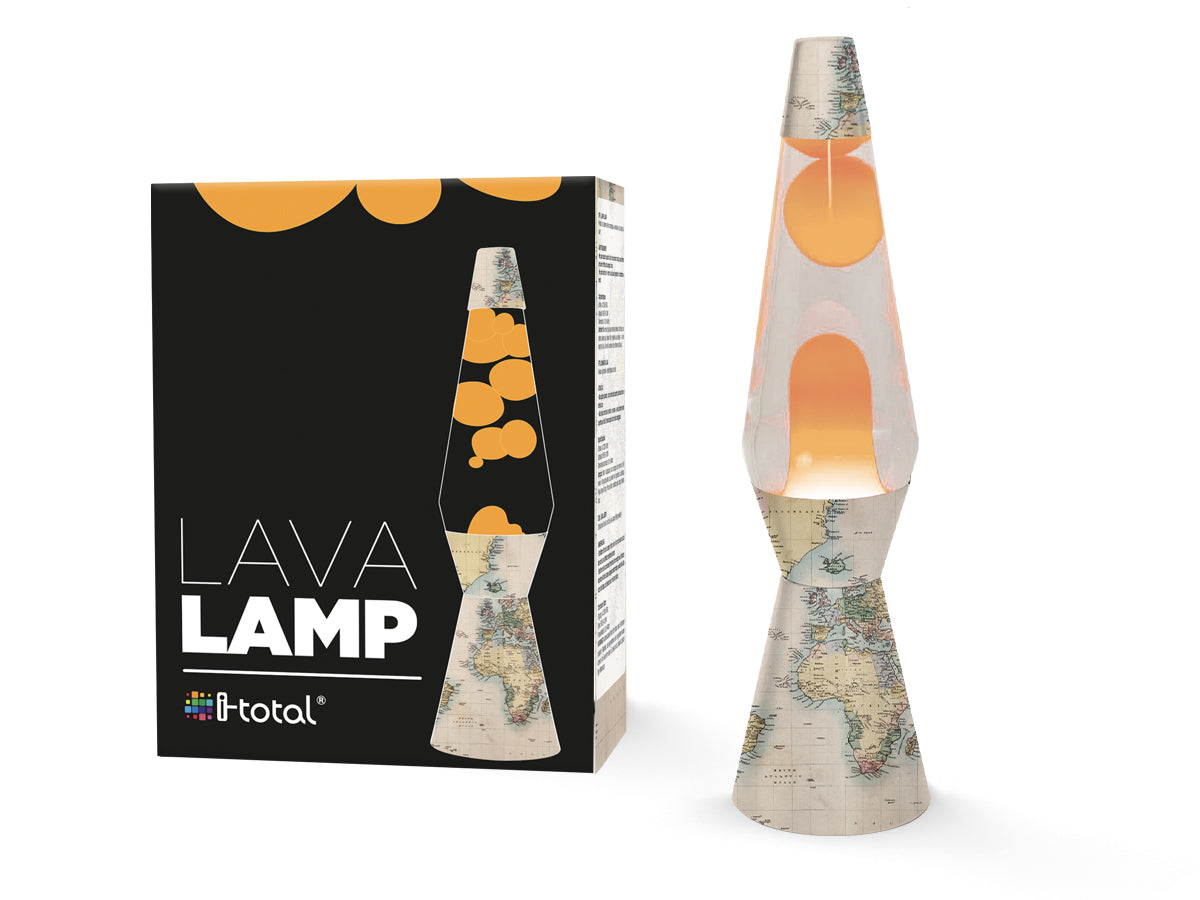 Lampada lava old map - Solo € 39.99! Acquista ora su ALLAN&DAYLE 