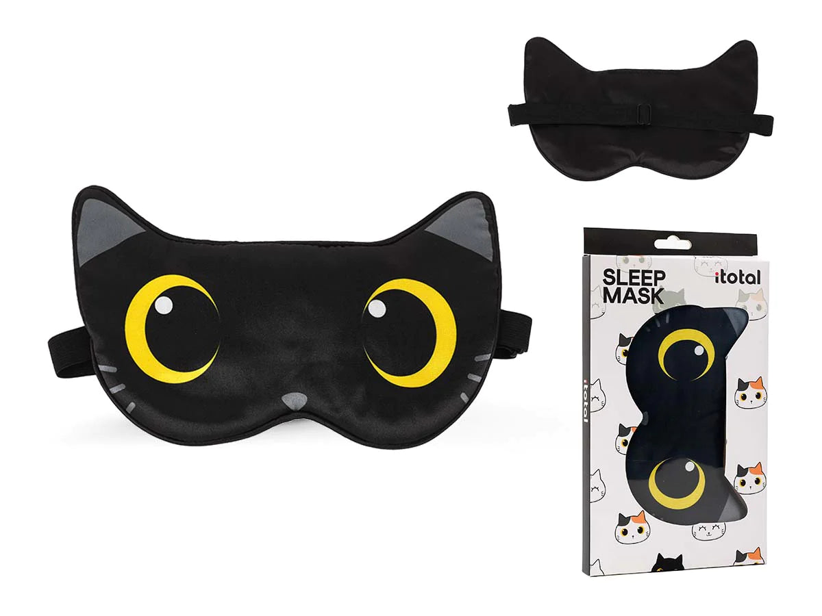 Black Cat sleeping mask