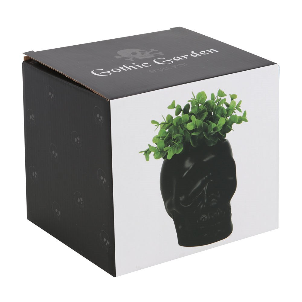 Vaso per piante Black Skull