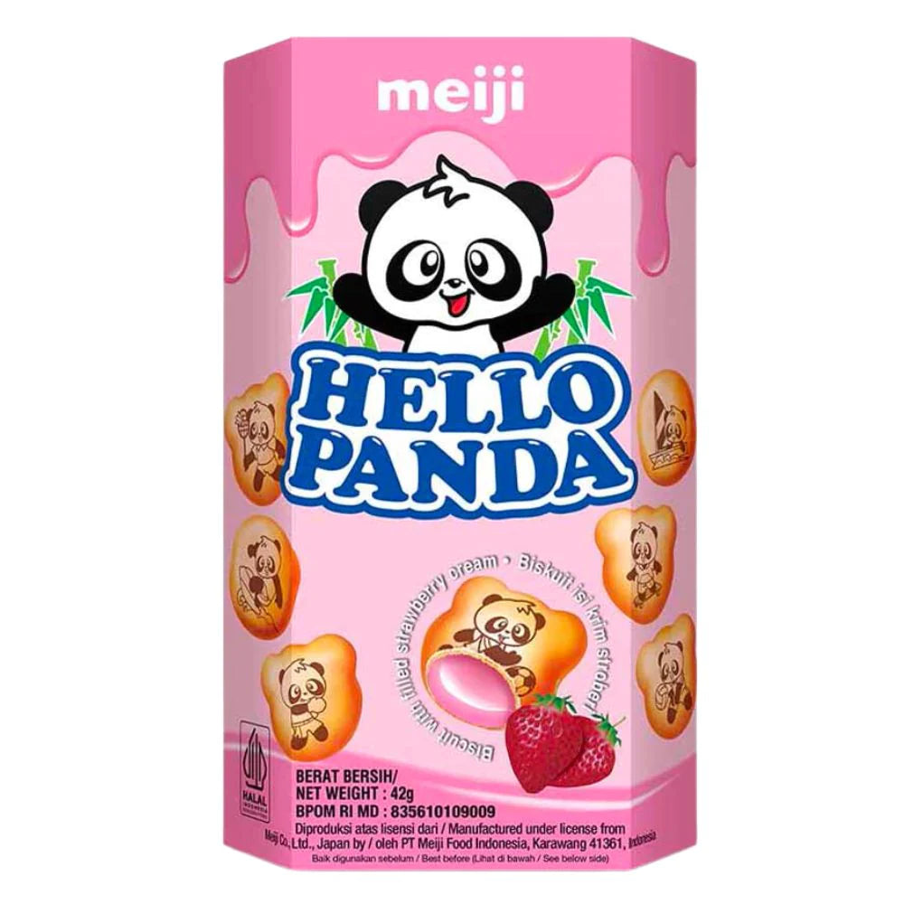 Biscotti Meiji Hello Panda biscottini alla fragola