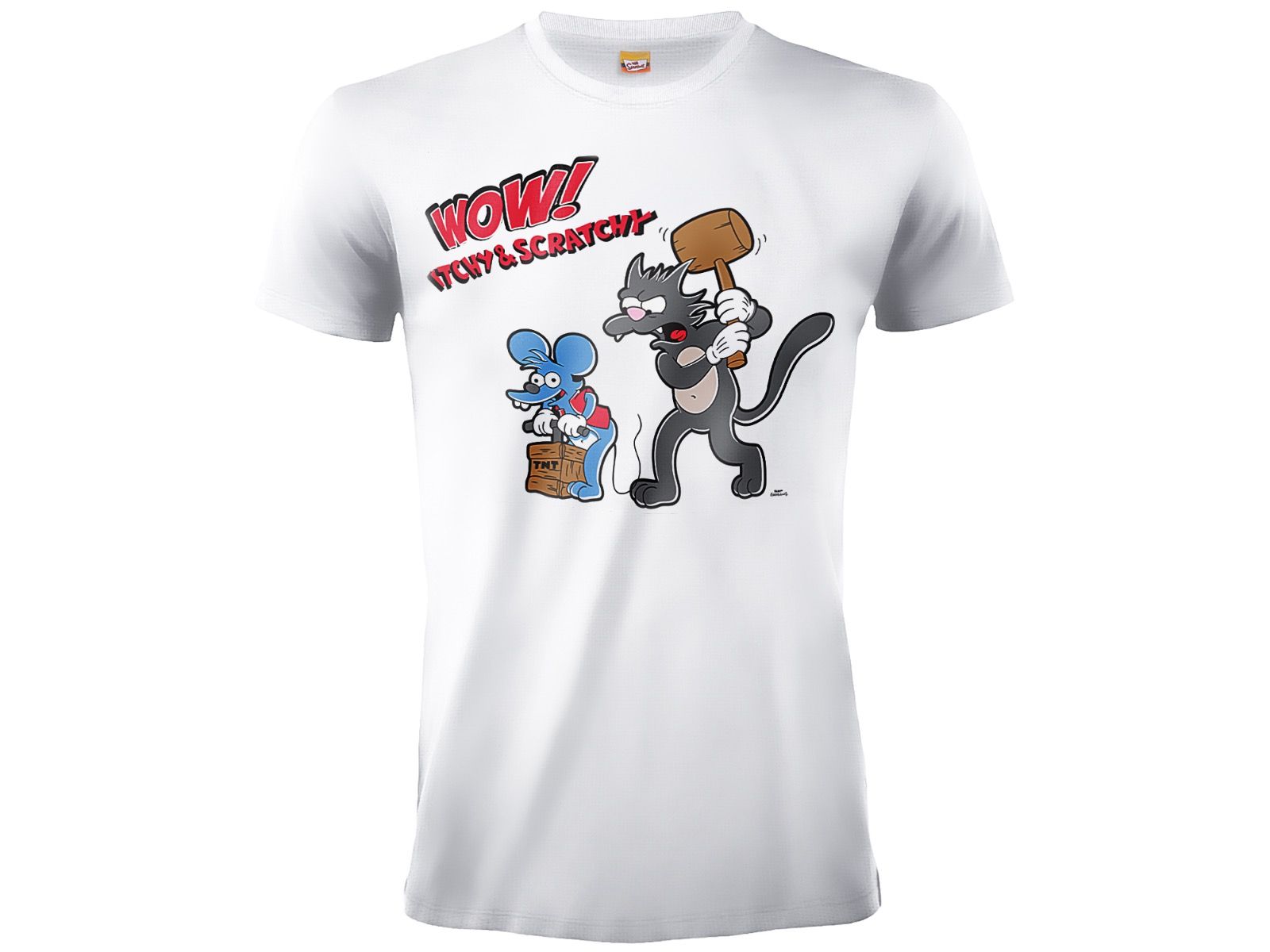 T-Shirt Simpsons Itchy Scratchy